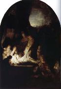 REMBRANDT Harmenszoon van Rijn, The Entombment of Christ